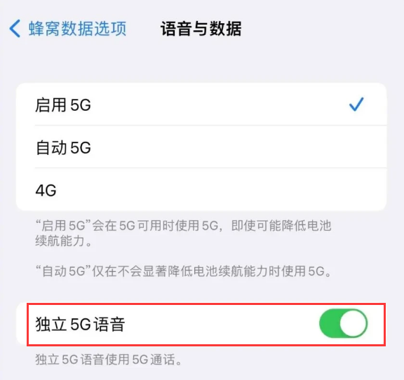 长安苹果14维修分享iPhone 14 Pro如何开启VoNR 
