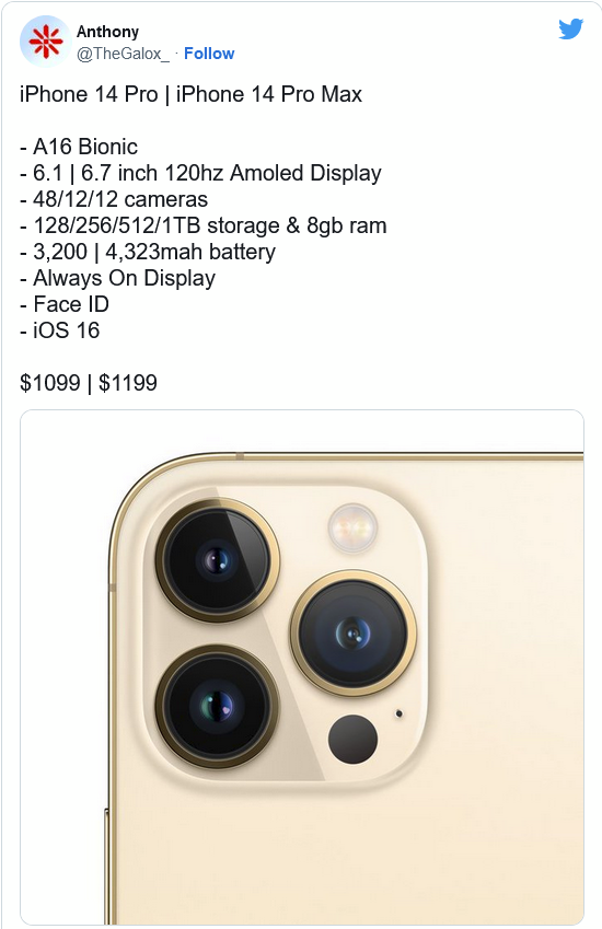 长安苹果14维修分享iPhone 14全系涨价 
